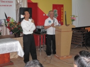 Võ sư trưởng Nguyễn Ngọc Nội phát biểu cảm ơn và tổng kết Lễ kỉ niệm